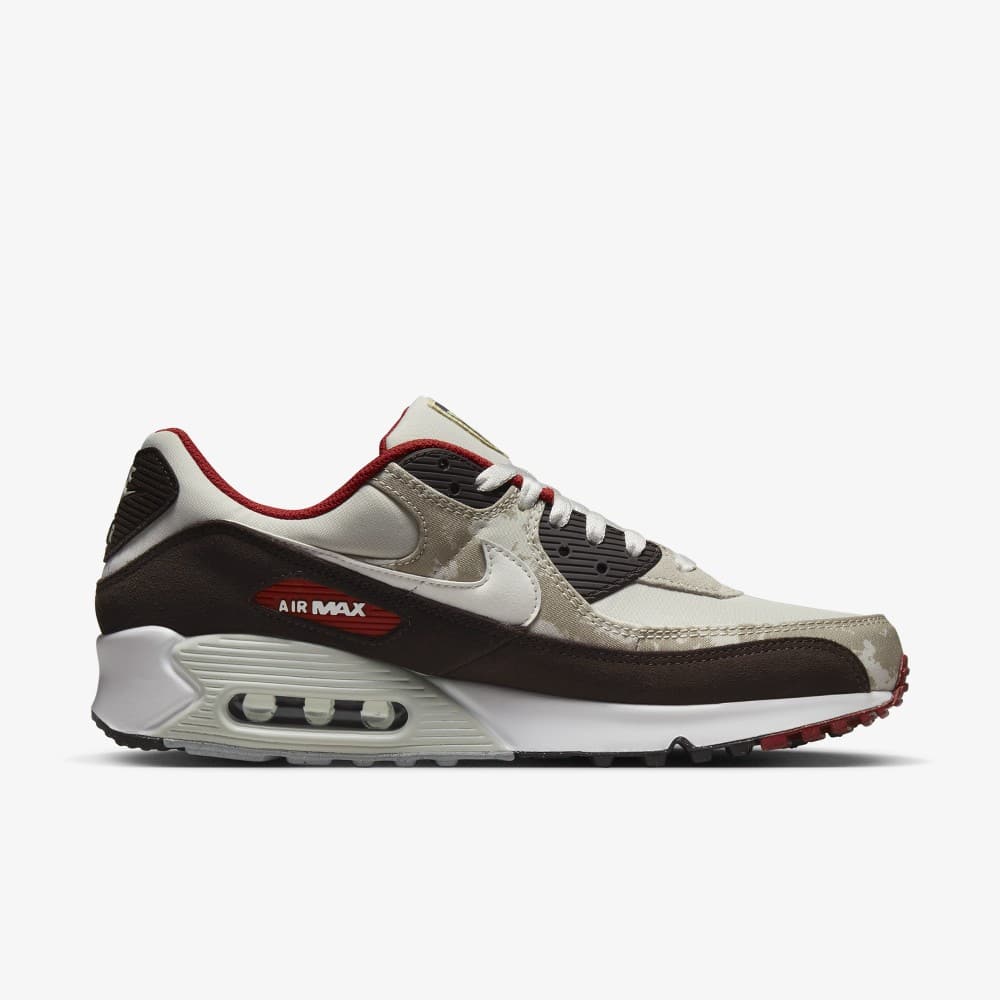 Air max 90 shop essential summit white/university red